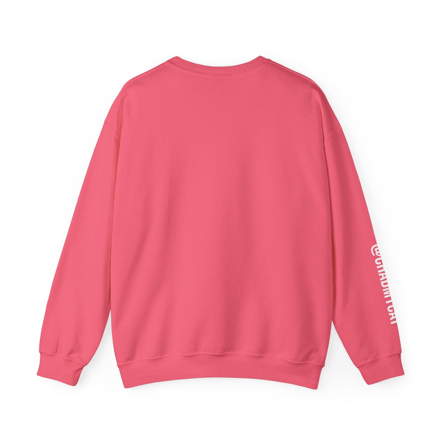 Chonky Sitting Cat Crewneck | Cute Cat Illustration Sweatshirt