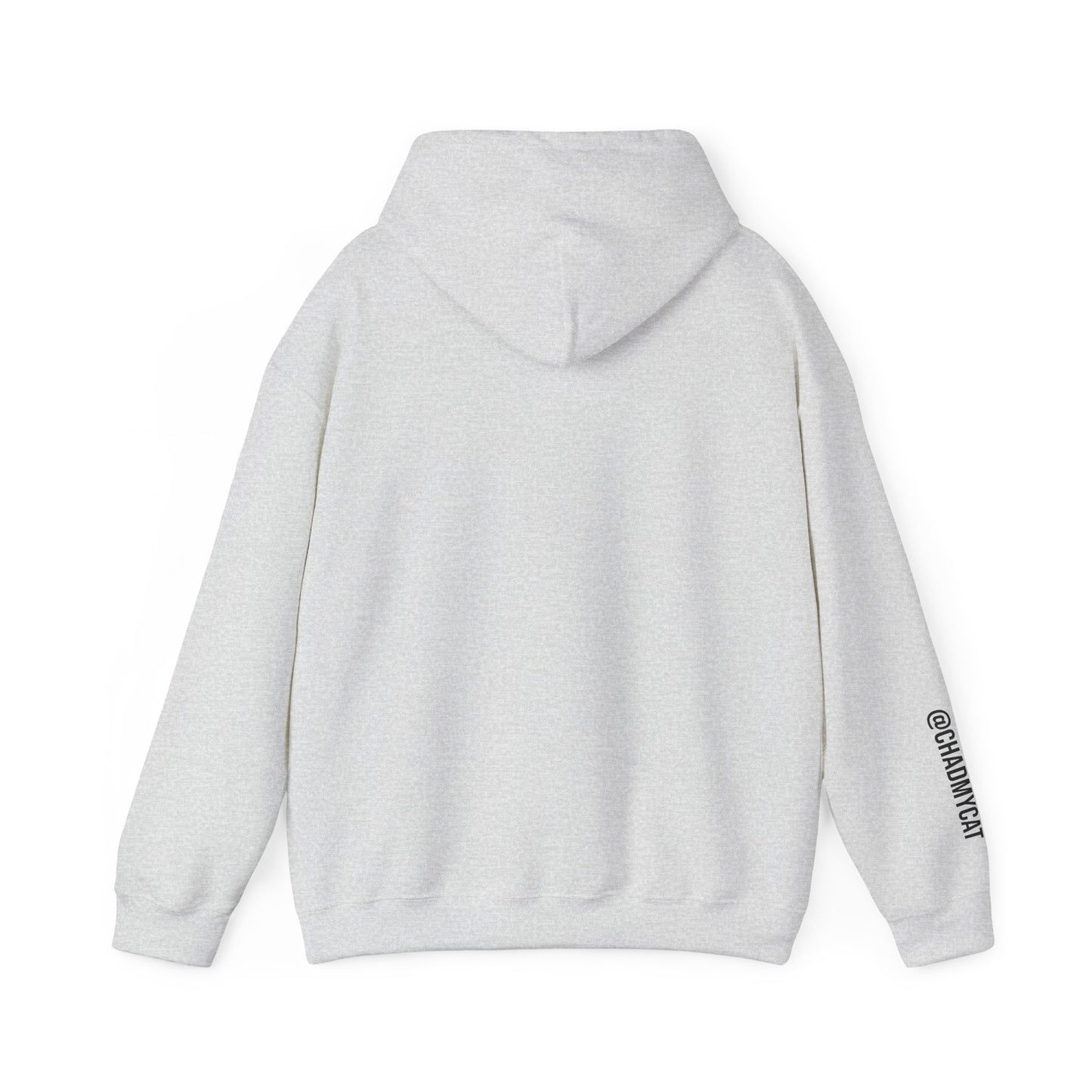 "I can't, my cat needs me" Unisex Heavy Blend™ Hooded Sweatshirt