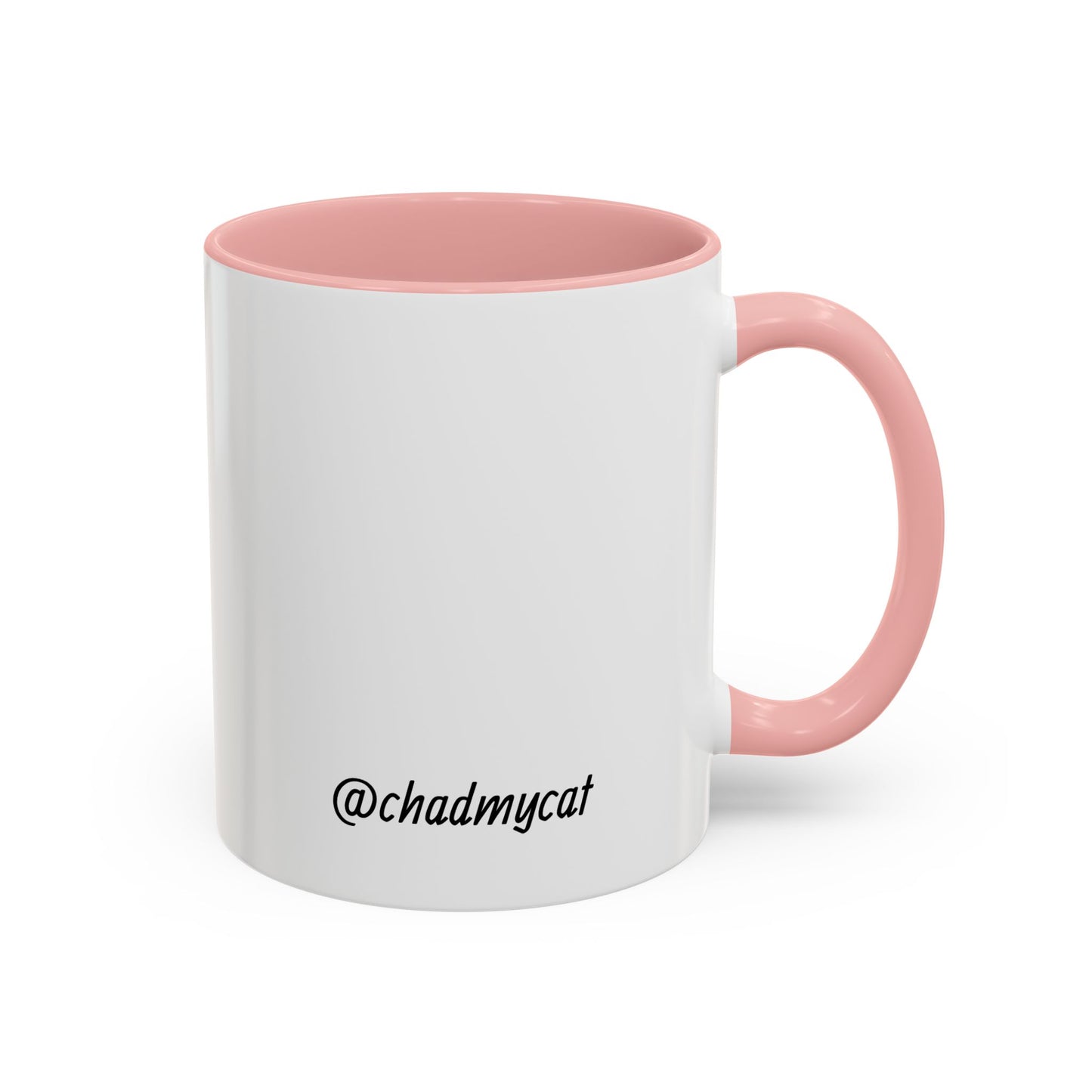 Cat Lover Accent Coffee Mug (11/15oz) — Personalized @chadmycat Design