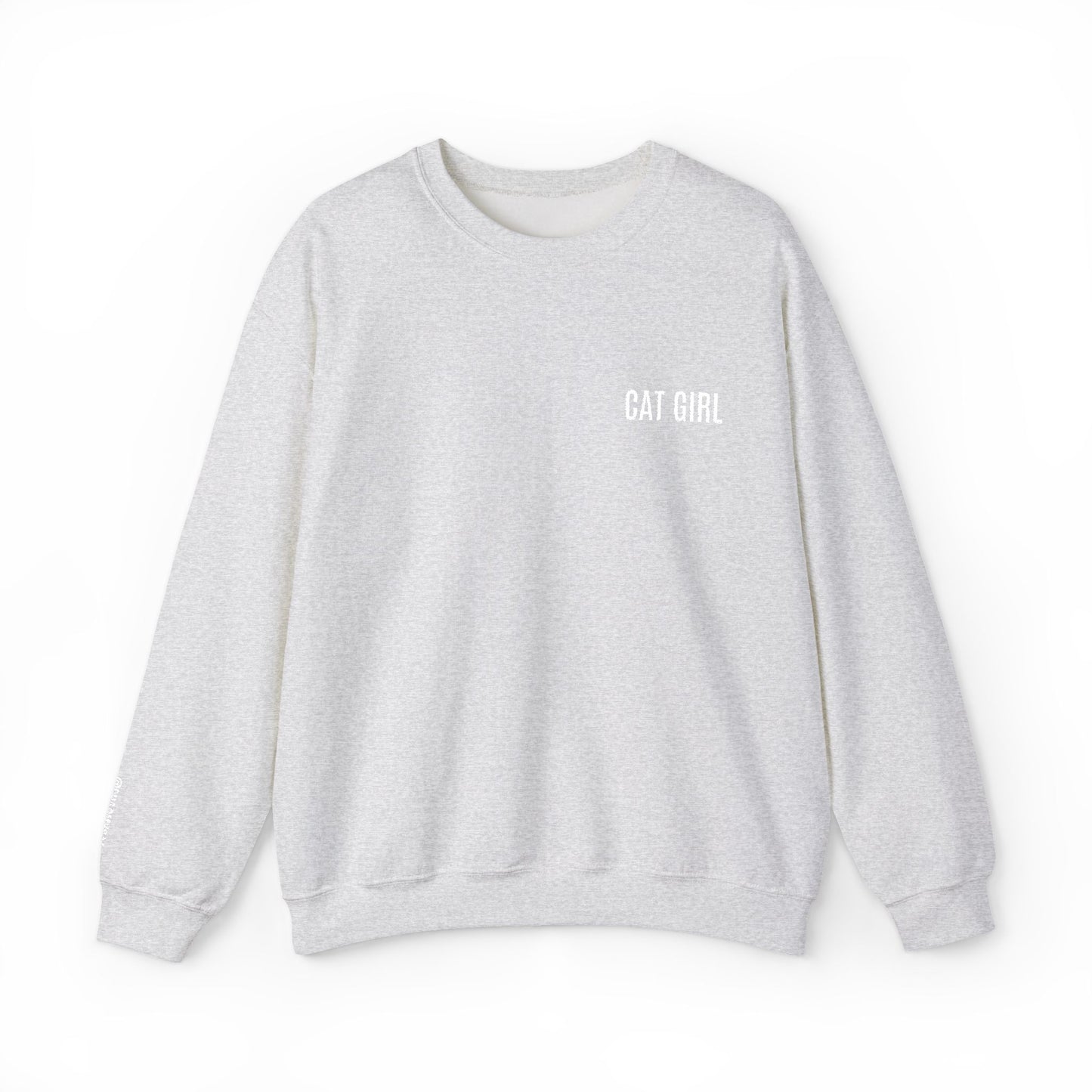 "Cat Girl" Embroidered Unisex Heavy Blend™ Crewneck Sweatshirt
