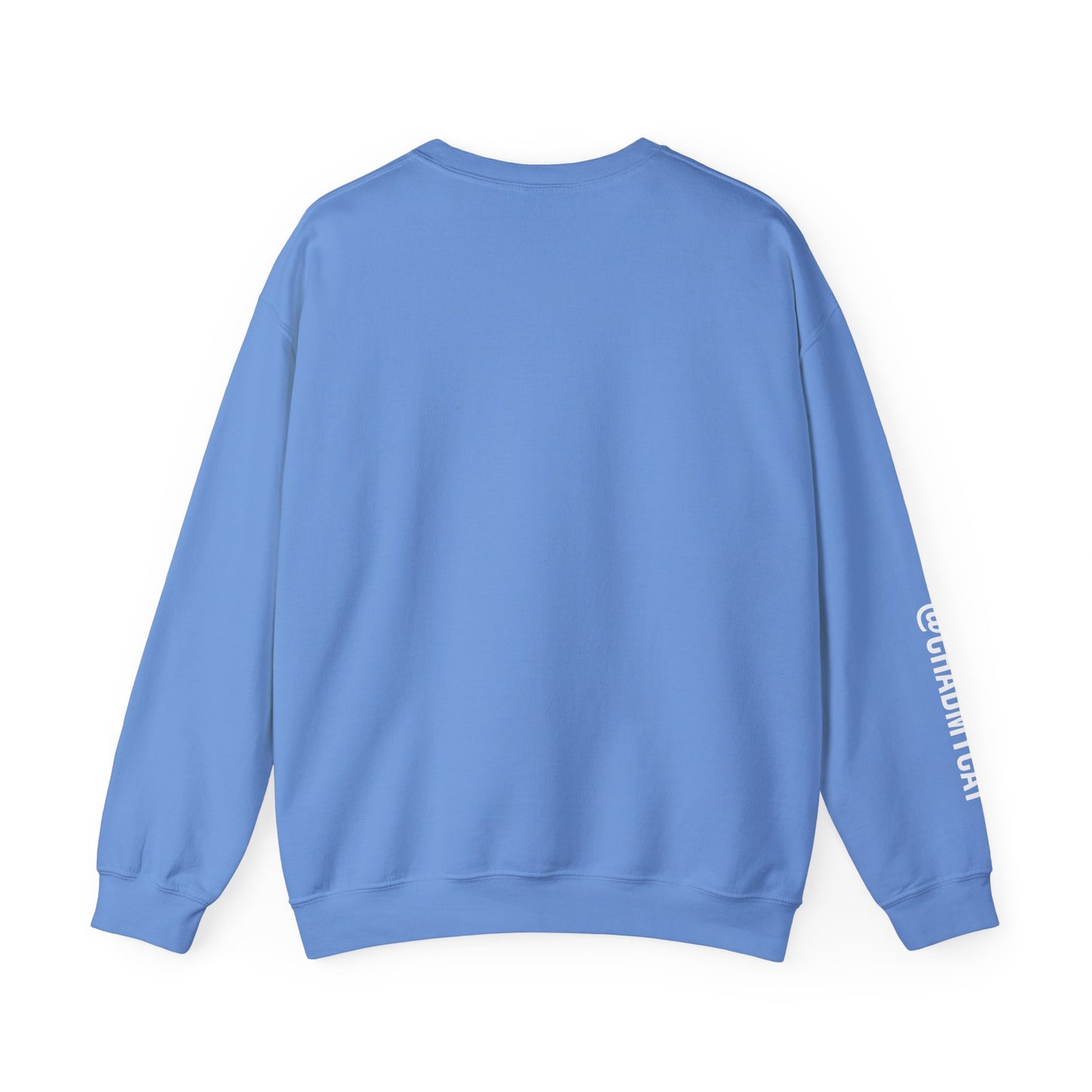 Chonky Sitting Cat Crewneck | Cute Cat Illustration Sweatshirt