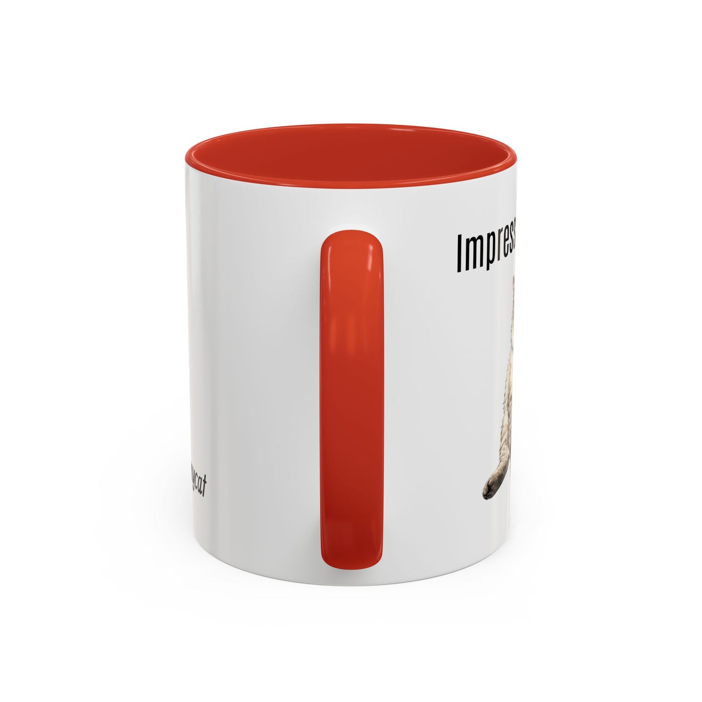 Cat Lover Accent Coffee Mug (11/15oz) — Personalized @chadmycat Design