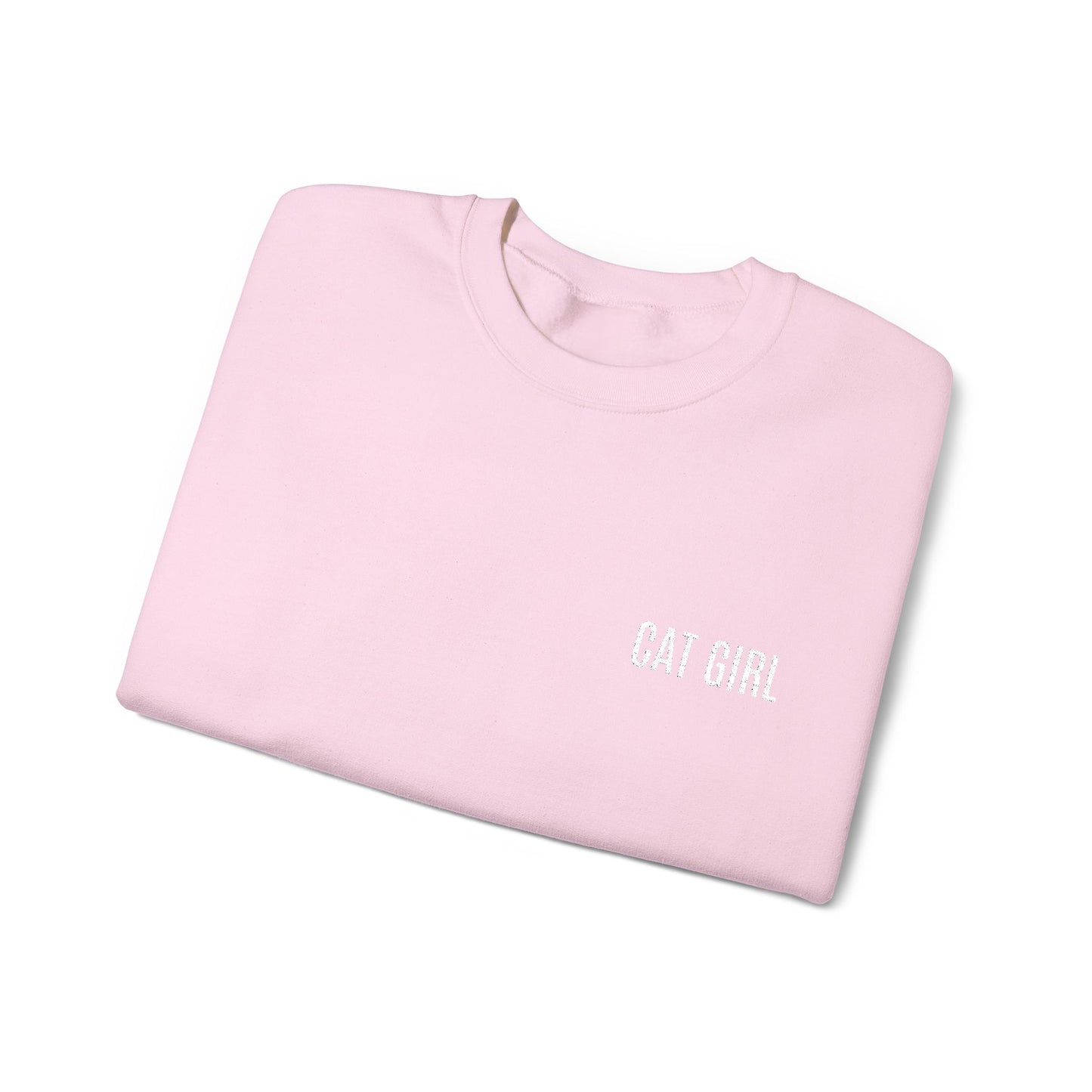 "Cat Girl" Embroidered Unisex Heavy Blend™ Crewneck Sweatshirt