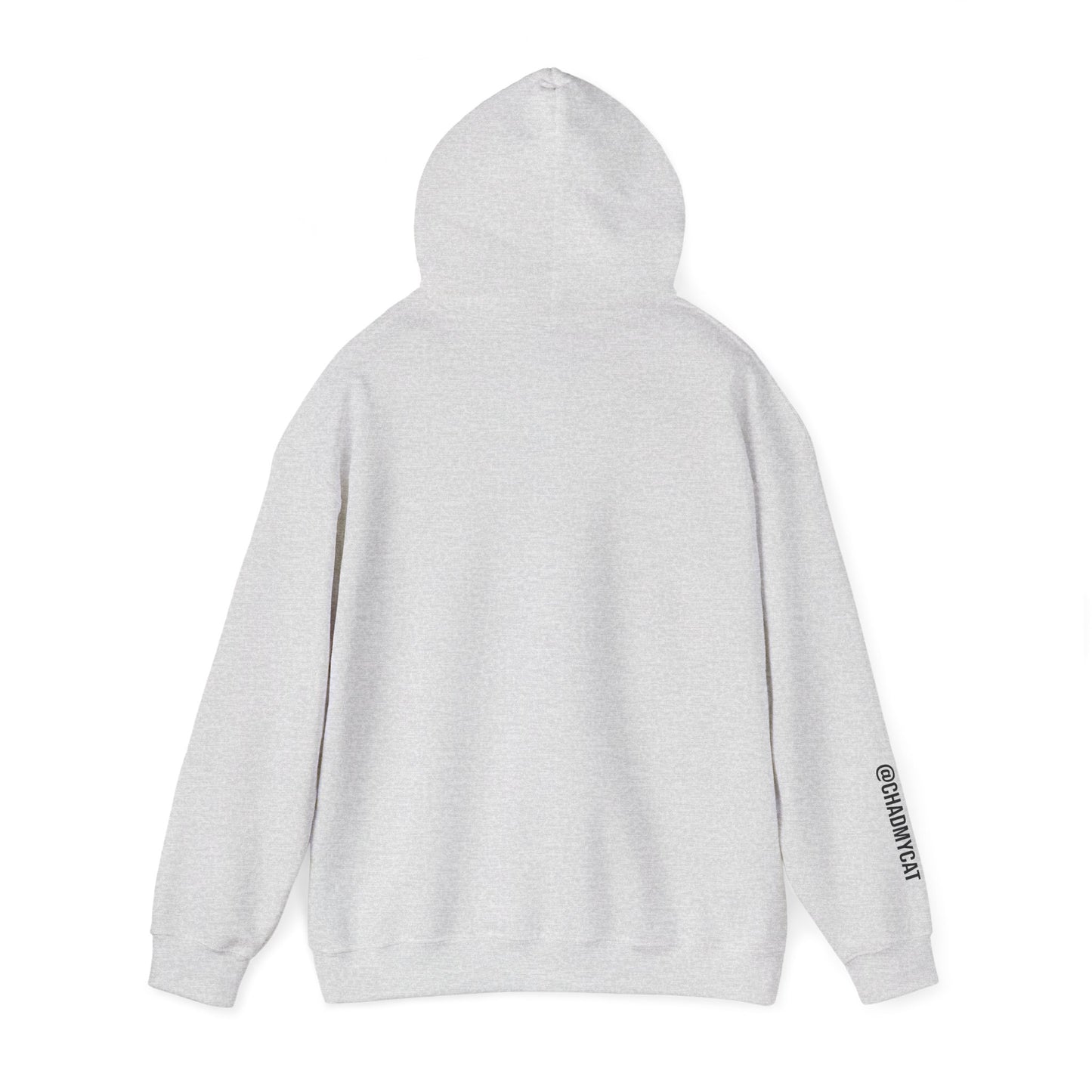 "I can't, my cat needs me" Unisex Heavy Blend™ Hooded Sweatshirt