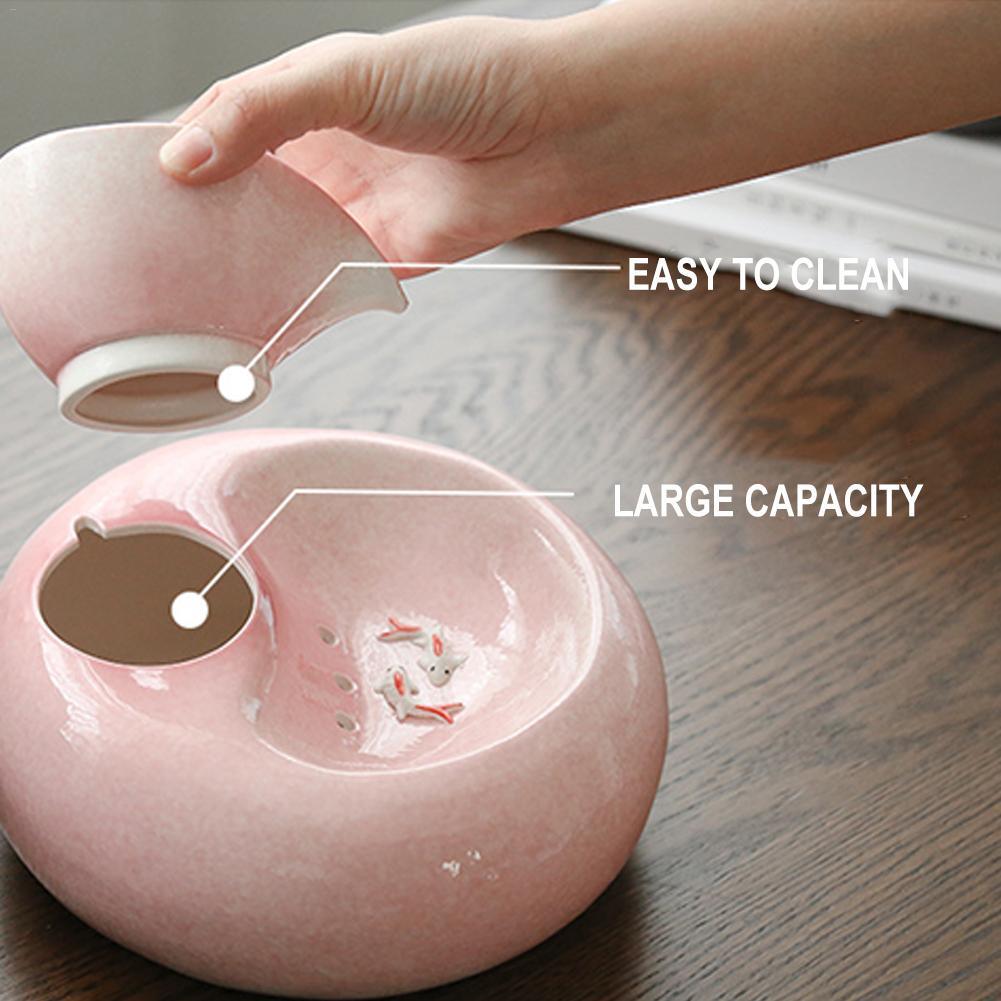 Purrfectflow Automatic Cat Water Fountain White Pink -FREE SHIPPING-