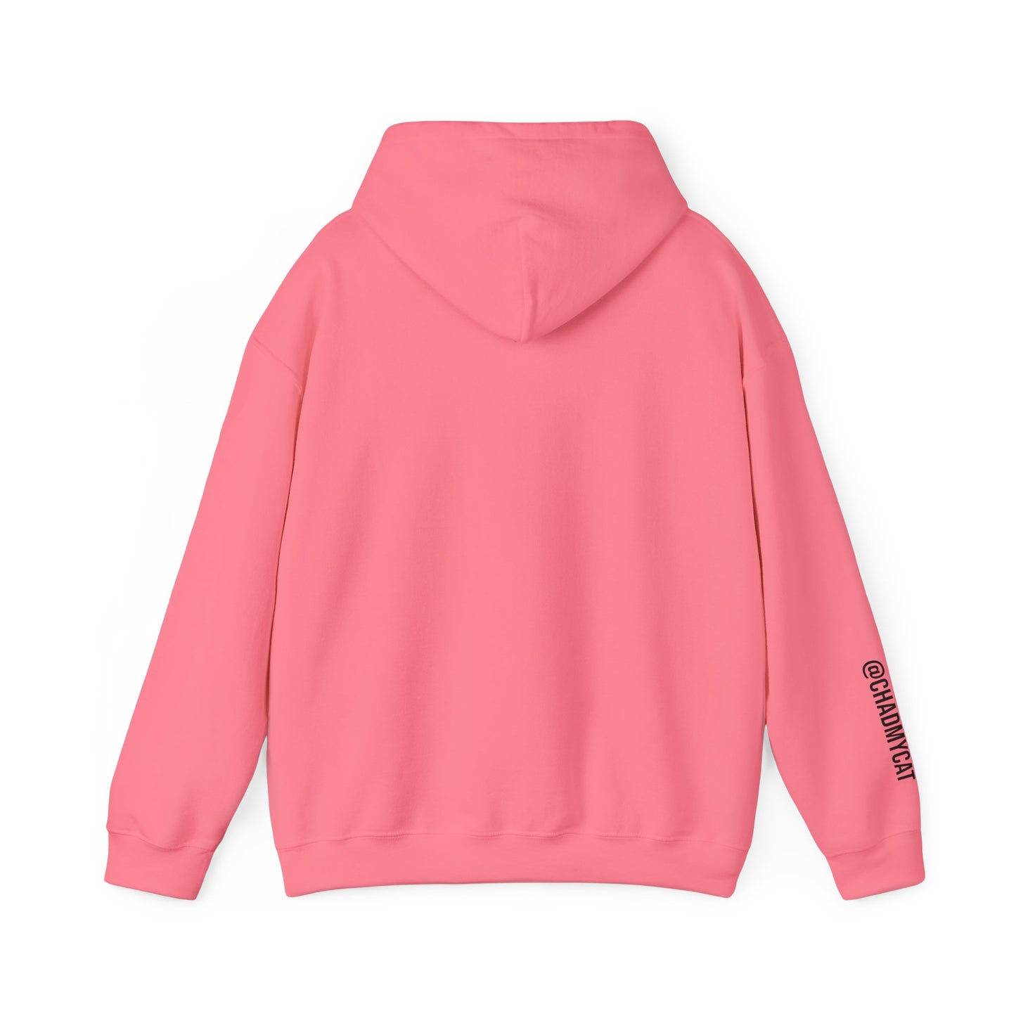 "I can't, my cat needs me" Unisex Heavy Blend™ Hooded Sweatshirt