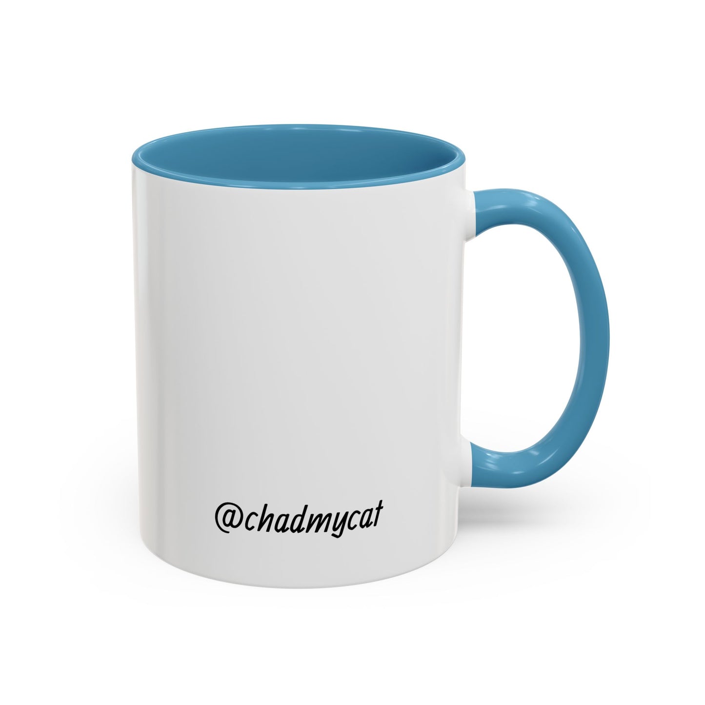 Cat Lover Accent Coffee Mug (11/15oz) — Personalized @chadmycat Design