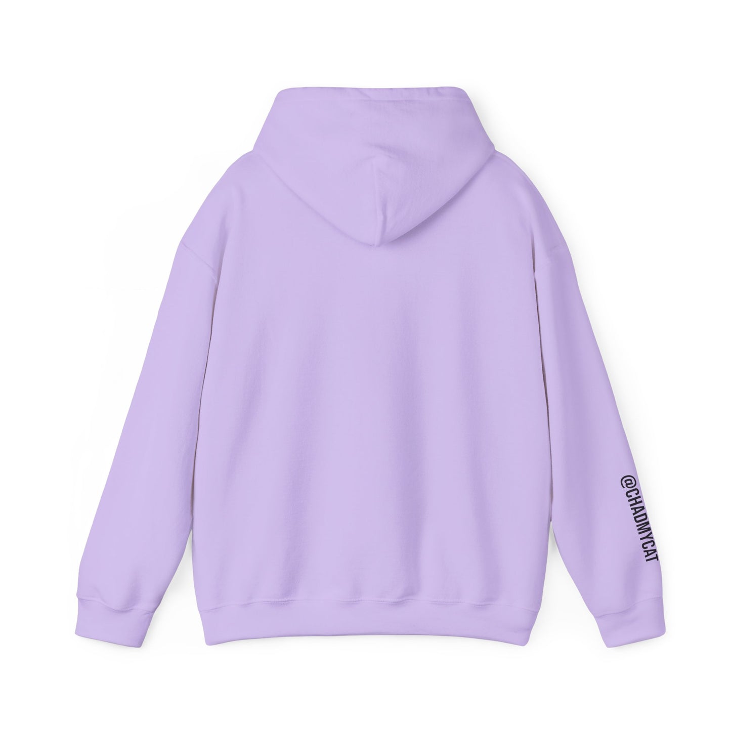 "I can't, my cat needs me" Unisex Heavy Blend™ Hooded Sweatshirt