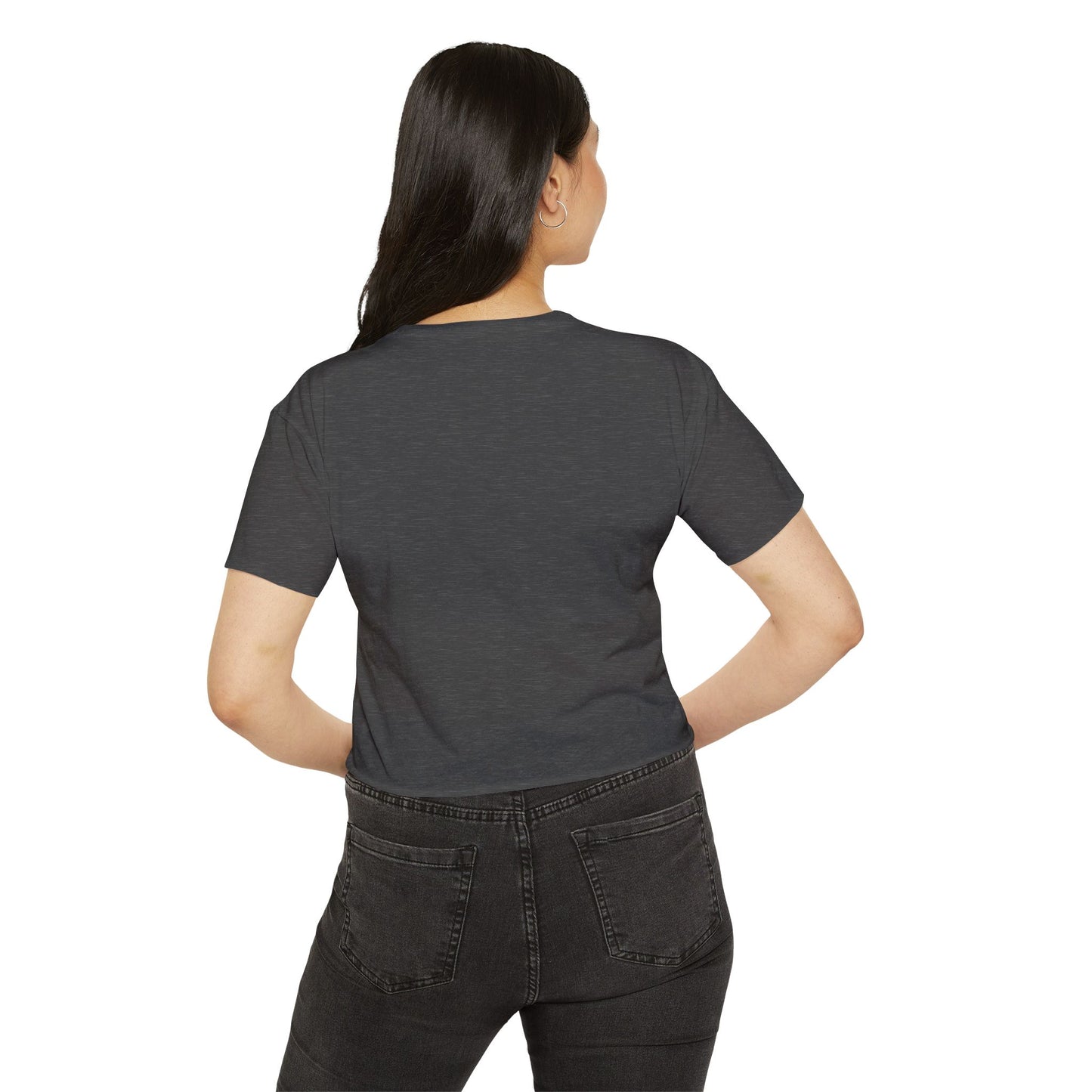 "Purr More Hiss Less" Crop Tee — Women's Cute Cat Festival Tee