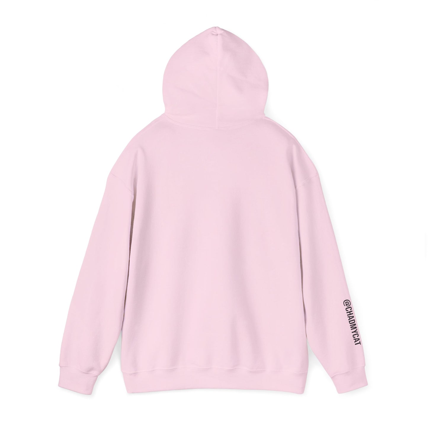 "I can't, my cat needs me" Unisex Heavy Blend™ Hooded Sweatshirt