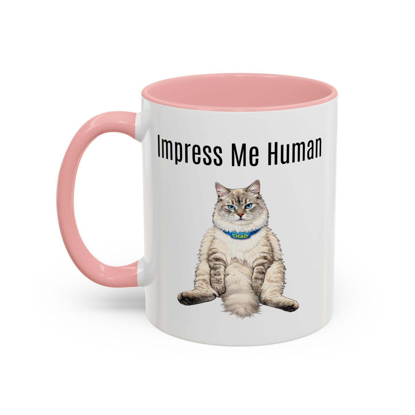 Cat Lover Accent Coffee Mug (11/15oz) — Personalized @chadmycat Design