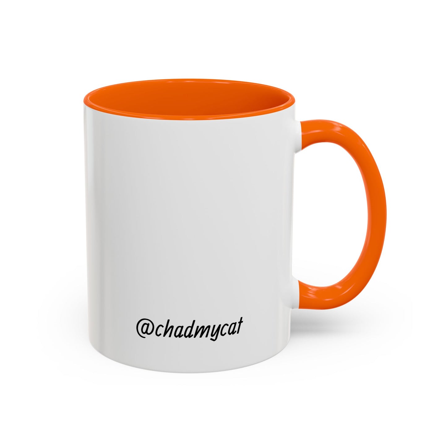 Cat Lover Accent Coffee Mug (11/15oz) — Personalized @chadmycat Design