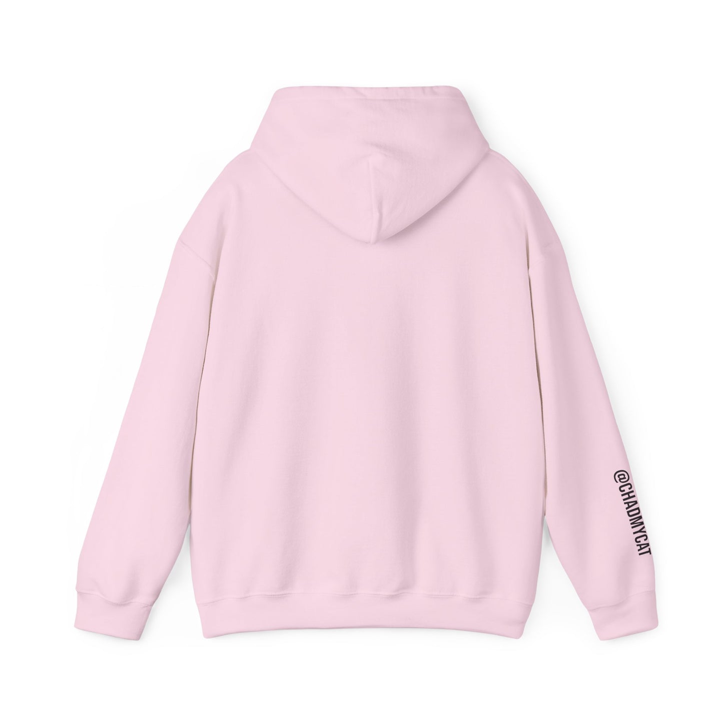 "I can't, my cat needs me" Unisex Heavy Blend™ Hooded Sweatshirt