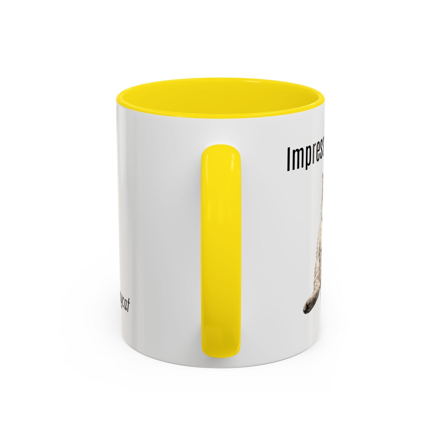 Cat Lover Accent Coffee Mug (11/15oz) — Personalized @chadmycat Design