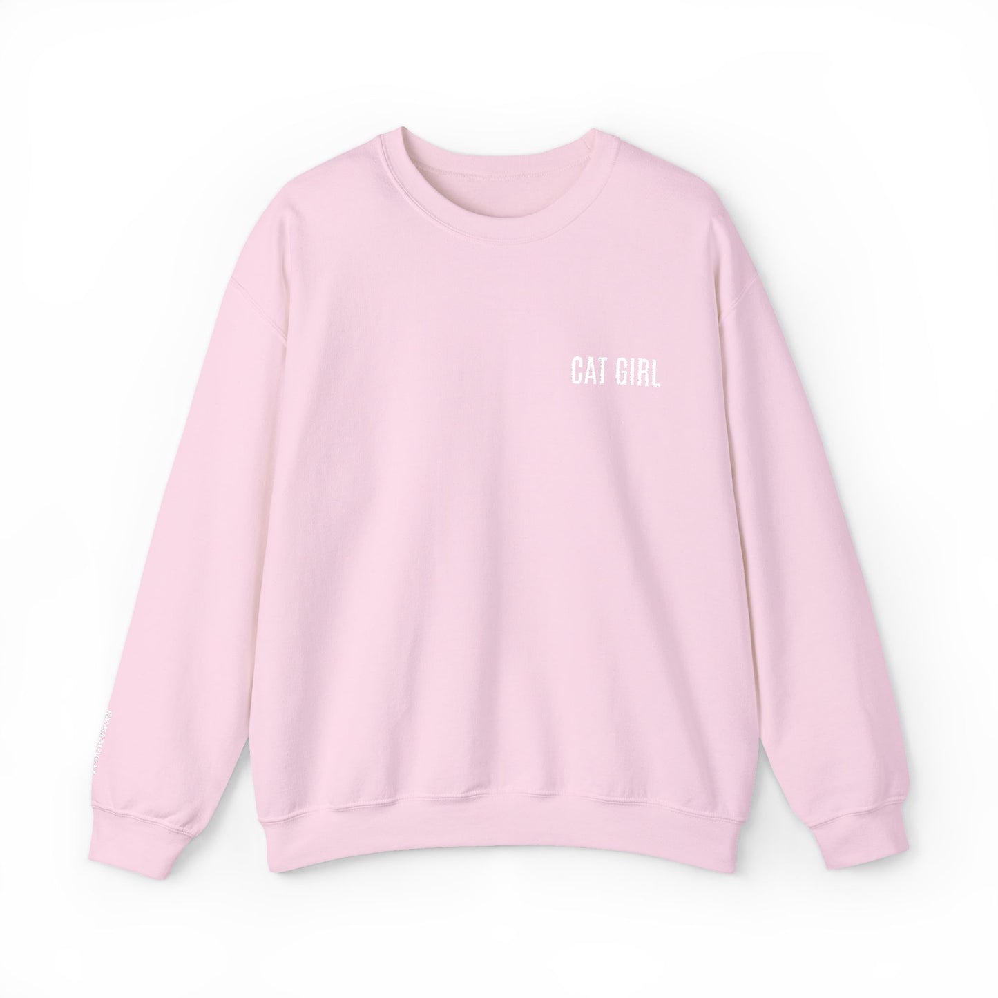 "Cat Girl" Embroidered Unisex Heavy Blend™ Crewneck Sweatshirt