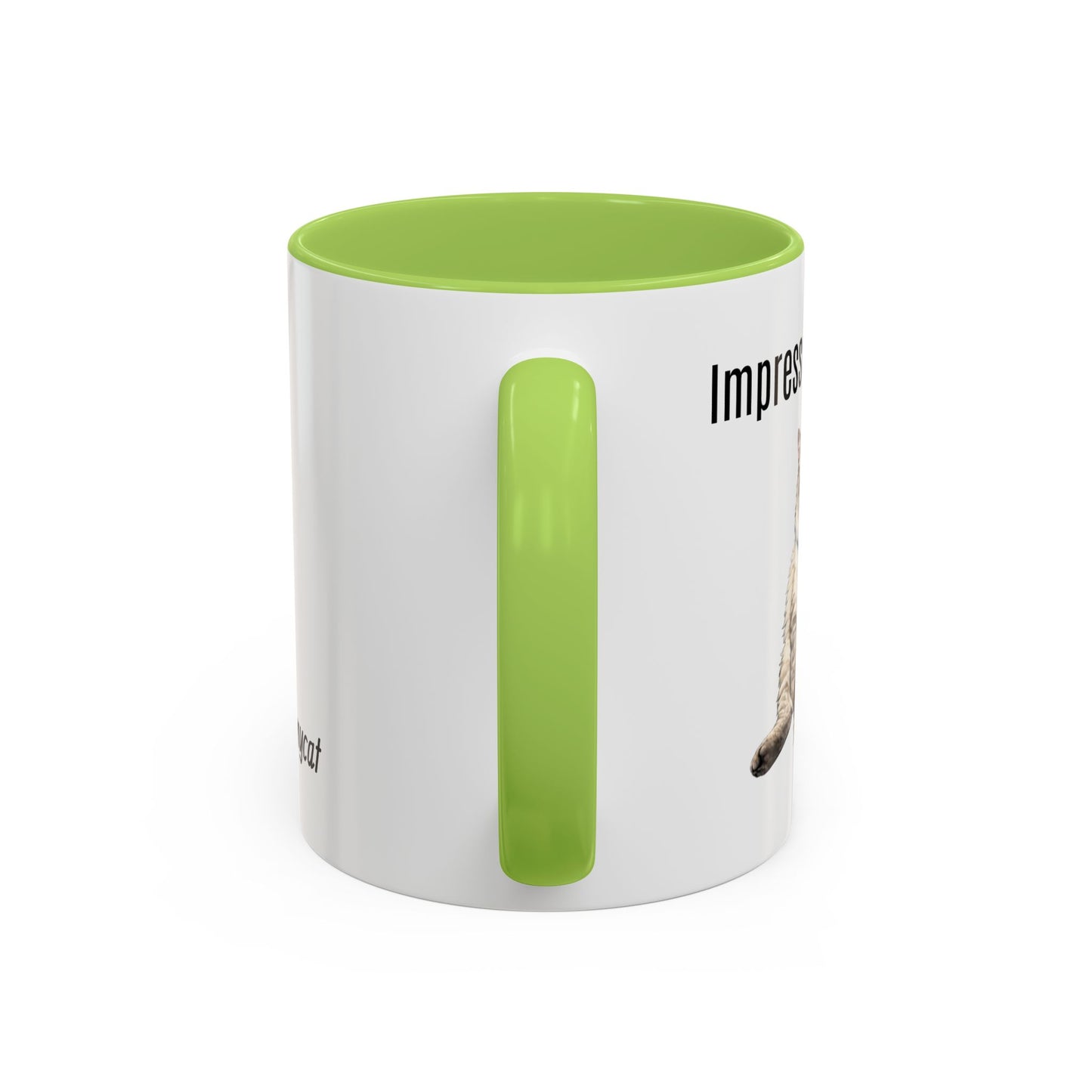 Cat Lover Accent Coffee Mug (11/15oz) — Personalized @chadmycat Design