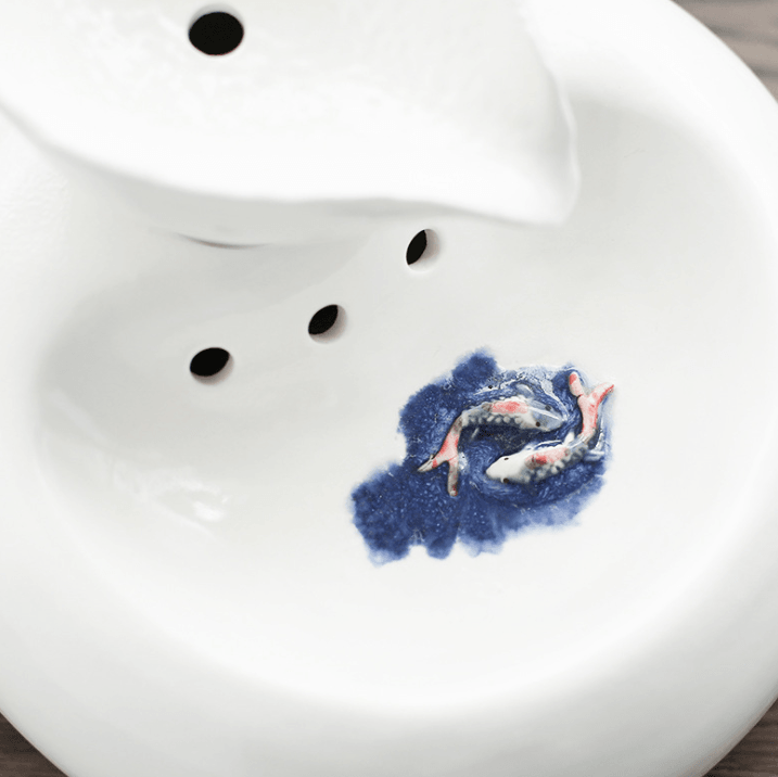 Purrfectflow Automatic Cat Water Fountain White Pink -FREE SHIPPING-