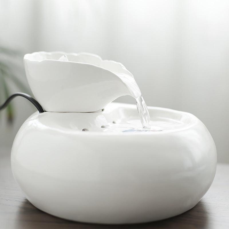 Purrfectflow Automatic Cat Water Fountain White Pink -FREE SHIPPING-