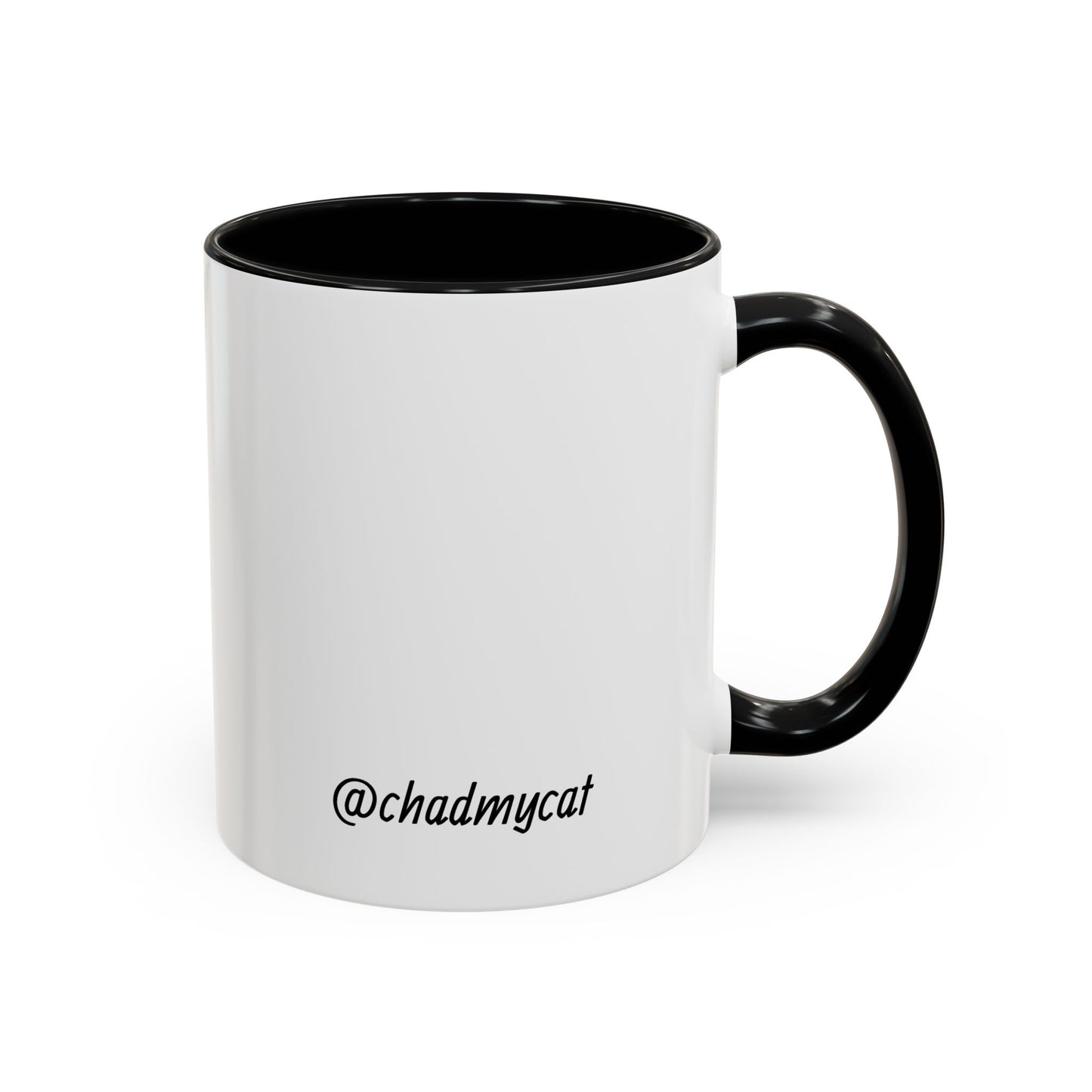Cat Lover Accent Coffee Mug (11/15oz) — Personalized @chadmycat Design