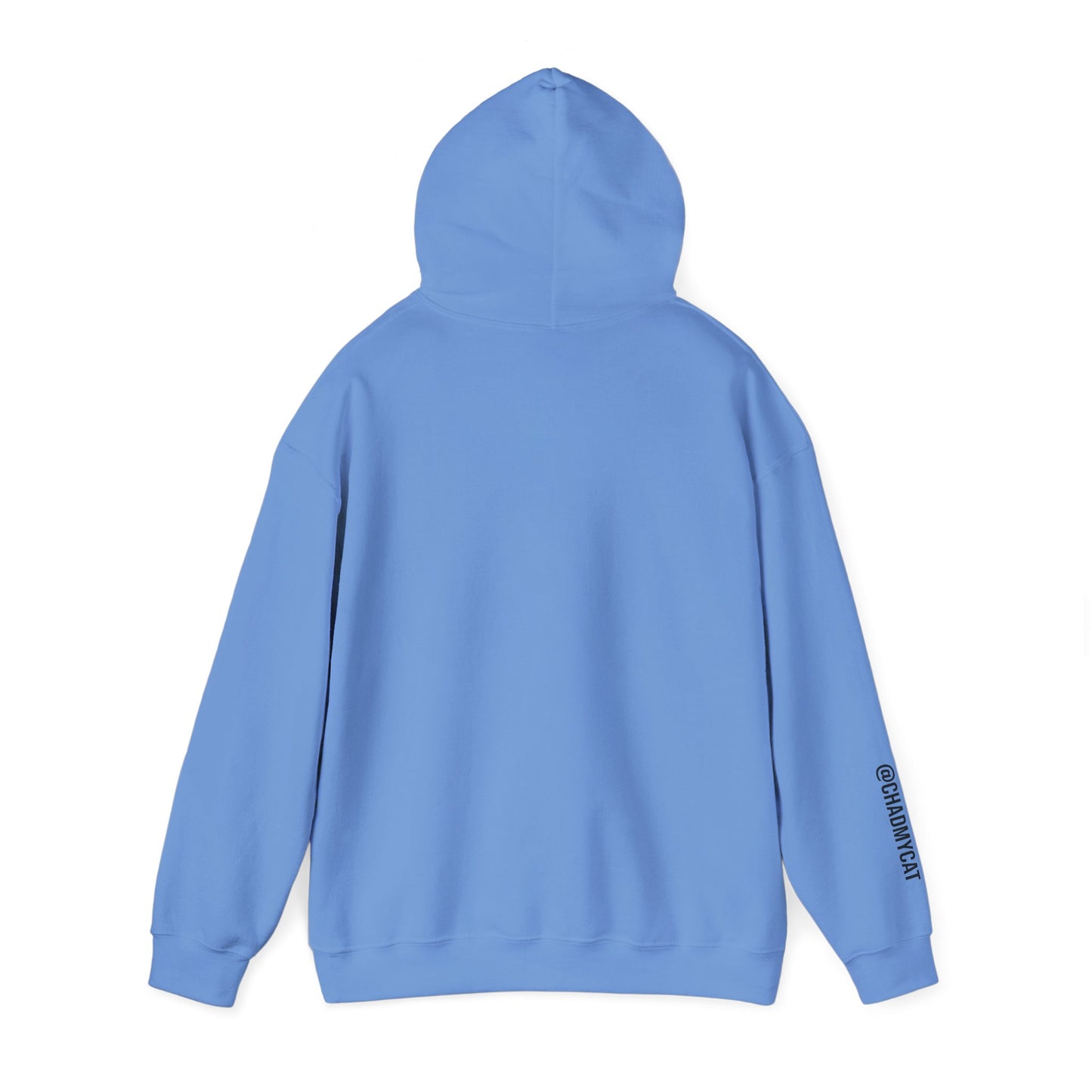 "I can't, my cat needs me" Unisex Heavy Blend™ Hooded Sweatshirt